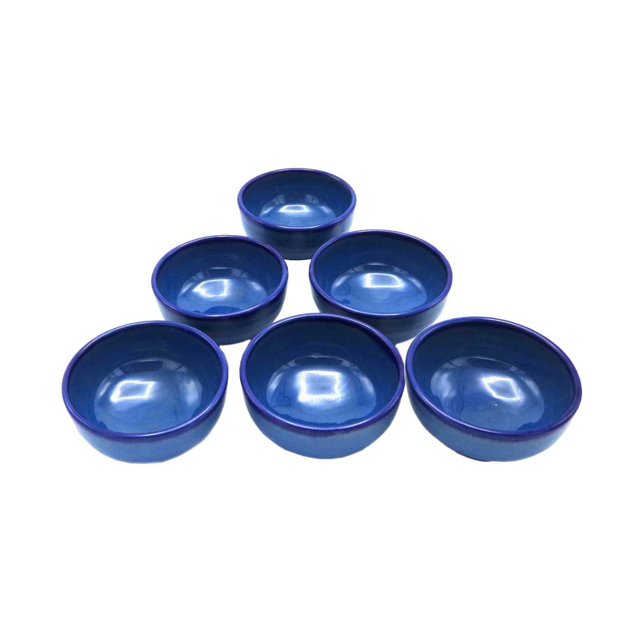 Price and Buy Pottery Dizi Bowl – For Abgoosht, Yogurt, Soup & Noodles | Blue (Set of 6)