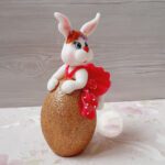 Price and Buy Pottery Doll – Perfect for Nowruz and Haft-Sin Celebration Rabbit Design (Set of 2) - Image 4
