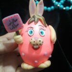 Price and Buy Pottery Doll – with Polymer Clay Handmade Rabbit  (Set of 2)