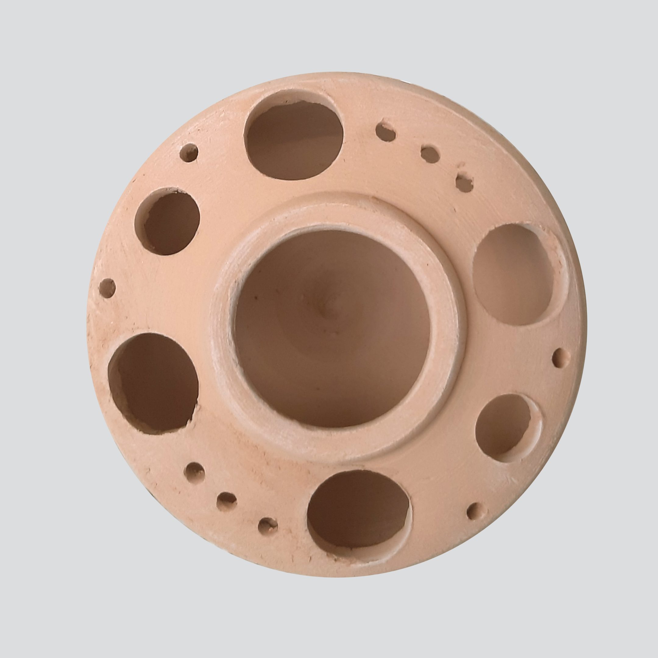 Price and Buy Pottery Footed Makeup Brush Holder Artistic Handcrafted - Image 5