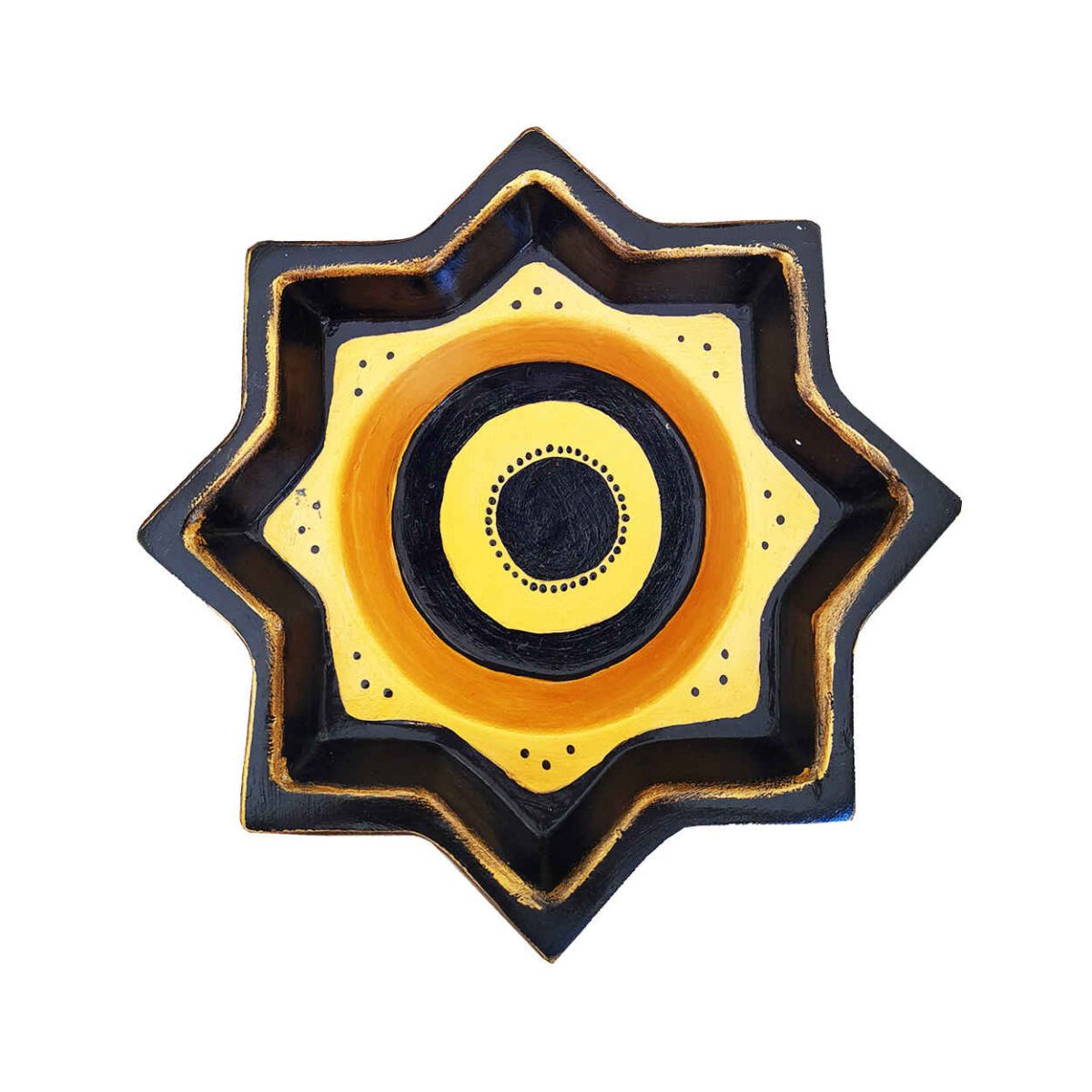 Price and Buy Pottery Haft-seen Set Dishes Leaf Design with Mirror for Nowruz - Image 4