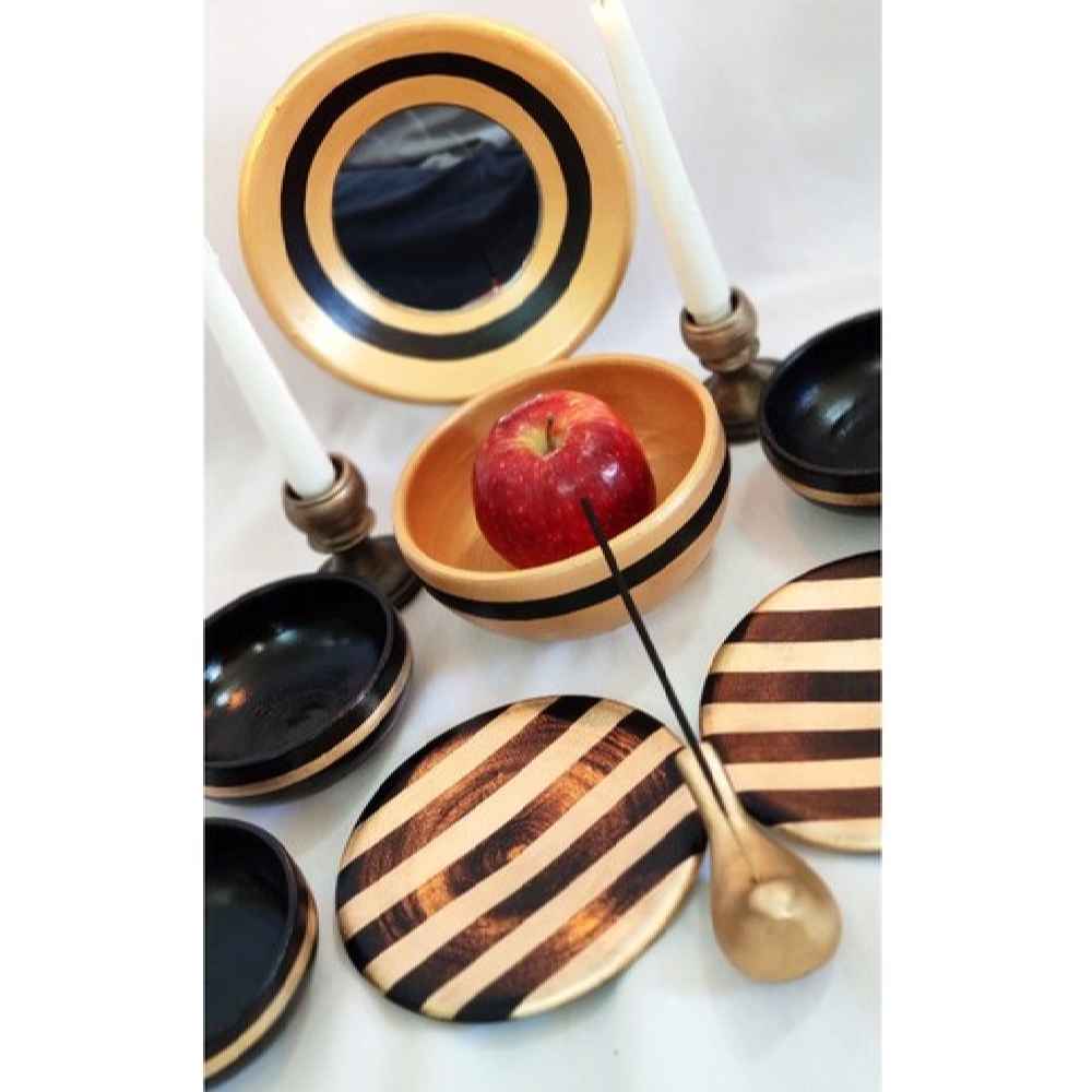 Price and Buy Pottery Haft-seen Set Dishes with Mirror & Candle Holder for Nowruz - Image 3