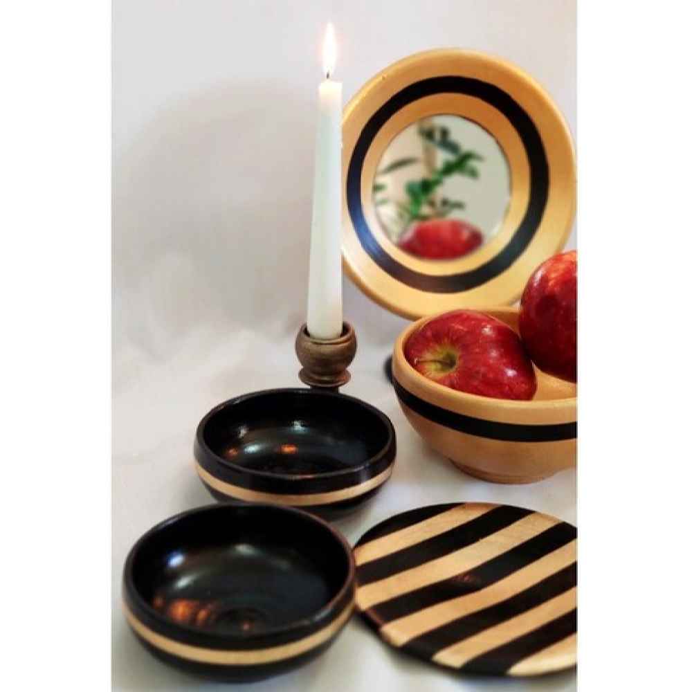 Price and Buy Pottery Haft-seen Set Dishes with Mirror & Candle Holder for Nowruz - Image 4