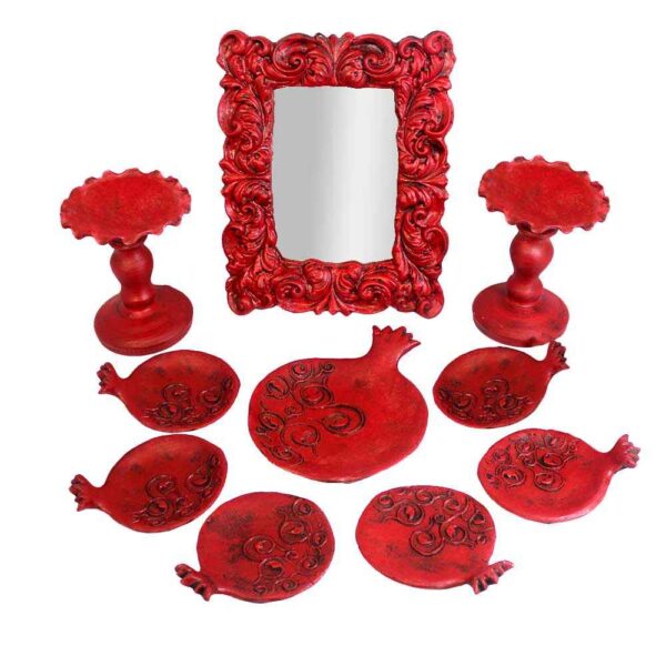 Price and Buy Pottery Haftseen Set Dishes with Mirror suitable for Nowruz Pomegranate_68fcbb1b1e2f0.jpeg Price and Buy Pottery Haftseen Set Dishes with Mirror suitable for Nowruz Pomegranate