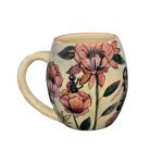 Price and Buy Pottery Mug – Handcrafted Ideal for Tea & Coffee with Flower Design