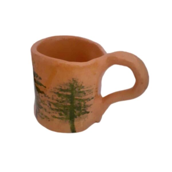 Price and Buy Pottery Mug – Handcrafted Ideal for Tea & Coffee with Pine Tree Design