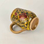 Price and Buy Pottery Mug – Handcrafted Perfect for Cozy Morning with Flower Design - Image 3