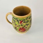 Price and Buy Pottery Mug – Handcrafted Perfect for Cozy Morning with Flower Design - Image 4