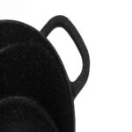 Price and Buy Pre-Seasoned Cast Iron Pot Size 20 – Ideal for Slow Cooking & Baking - Image 4