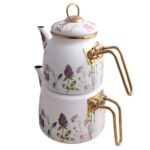 Price and Buy Premium Enamel Tea Kettle Set – Includes Matching Teapot Suitable for Daily Use - Image 3