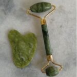 Price and Buy Premium Grade Natural Jade Gua Sha and Jade Roller Set – For Lifting and Deep Cleansing - Image 3