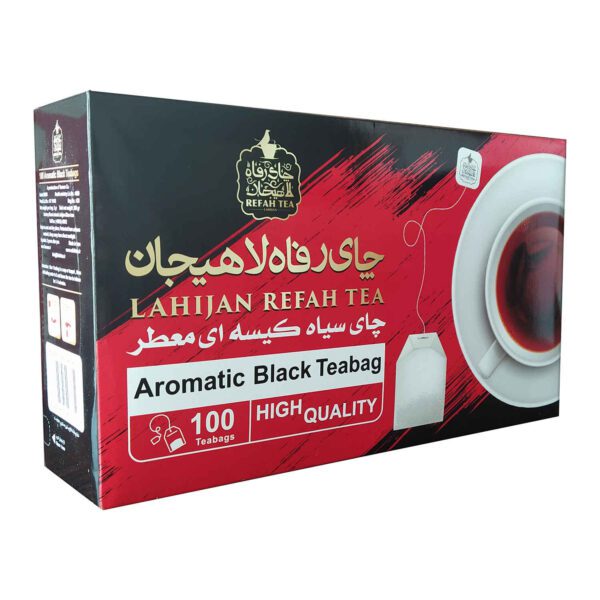 Price and Buy Premium Iranian Lahijan Refah Aromatic Black Tea Bag Pack of 100 (x3)_6900244b216c2.jpeg Price and Buy Premium Iranian Lahijan Refah Aromatic Black Tea Bag Pack of 100 (x3)