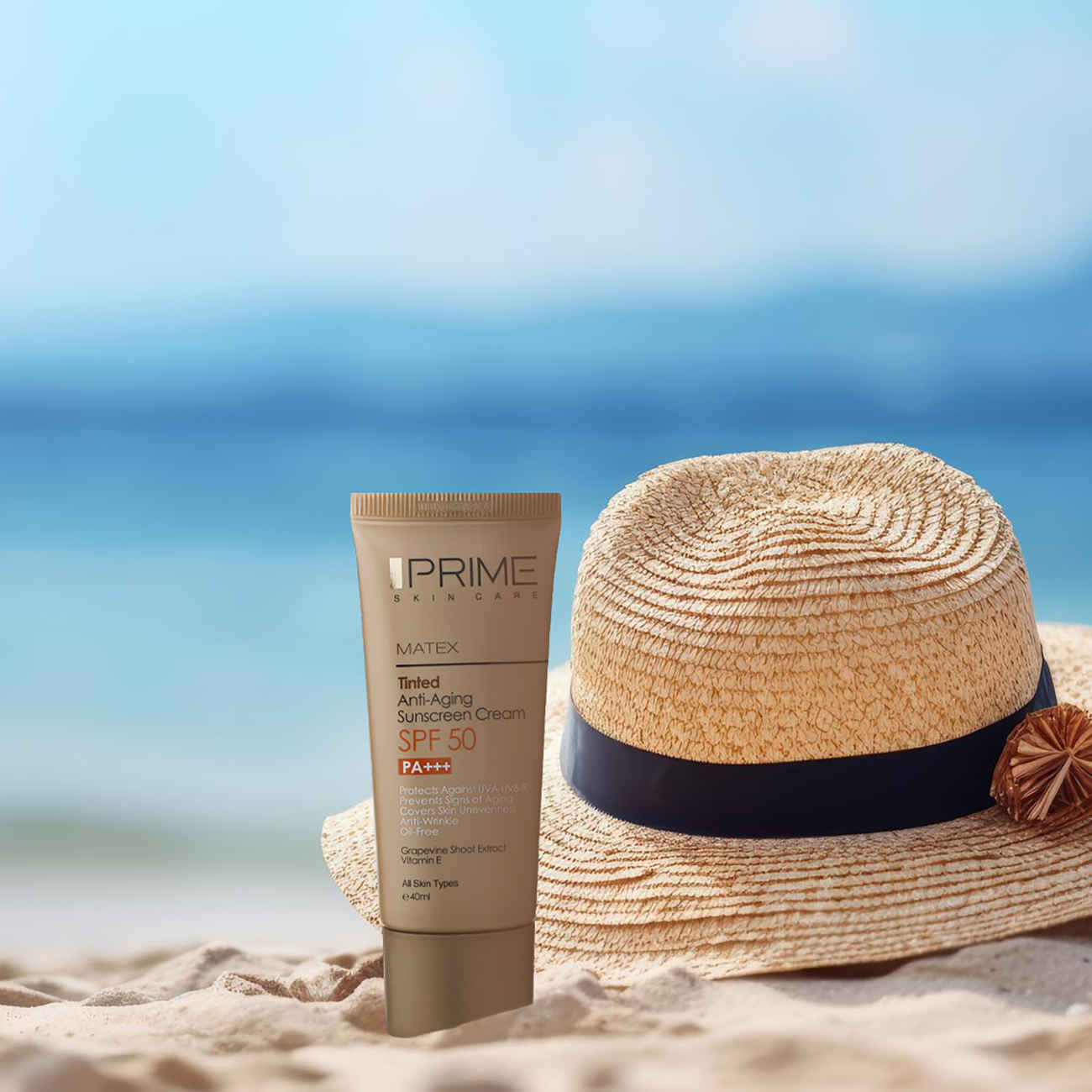 Price and Buy Prime SPF50 Dark Tint Sunscreen Cream – Anti-Wrinkle for All Skin Types (Pack of 2) - Image 6