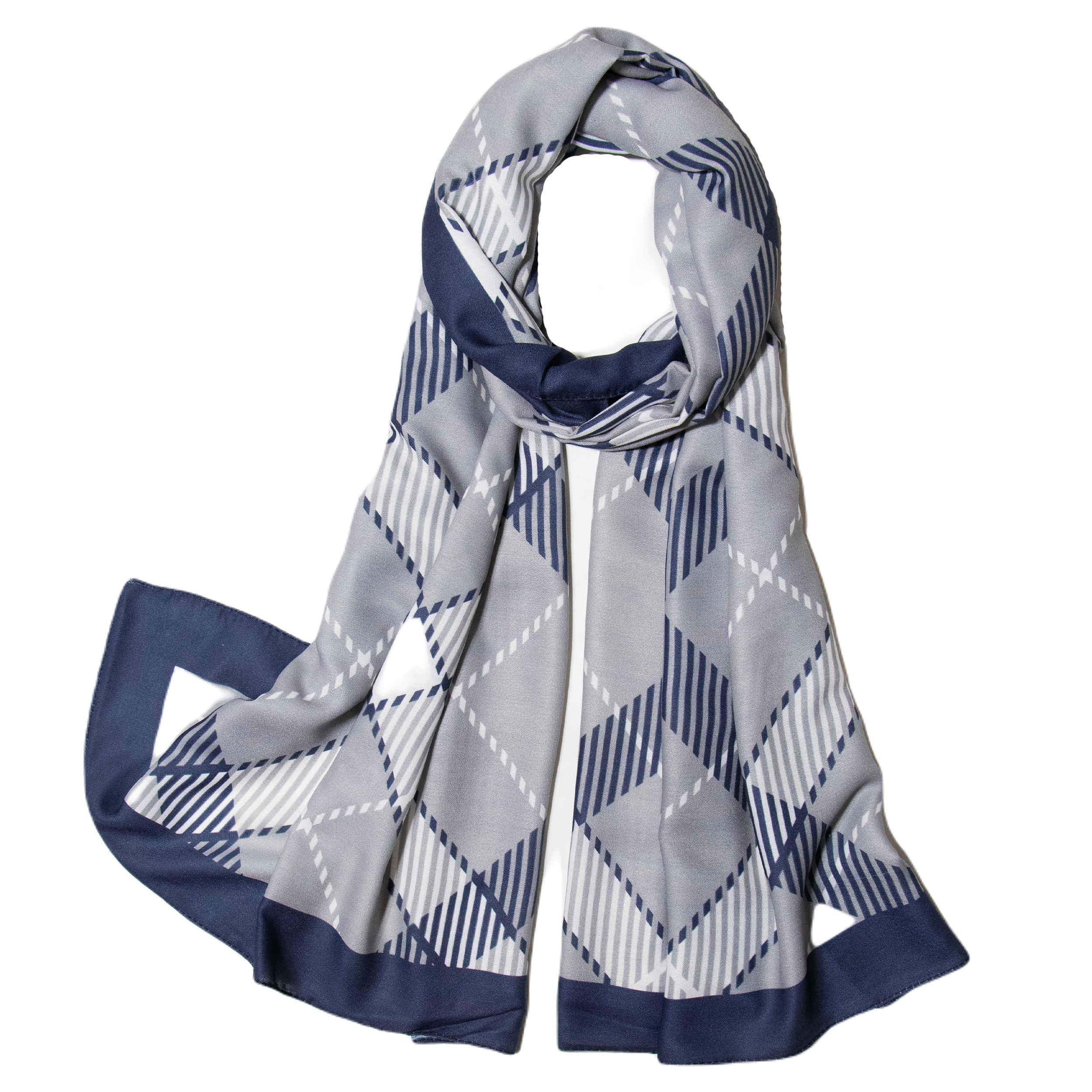 Price and Buy Printed Shawl for Women Artistic & Lightweight Argyle Design