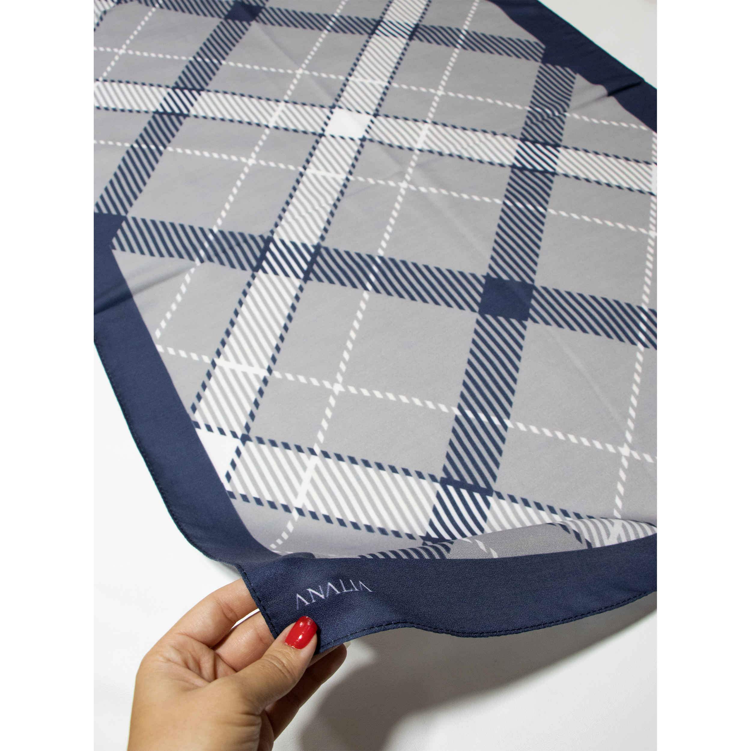 Price and Buy Printed Shawl for Women Artistic & Lightweight Argyle Design - Image 3