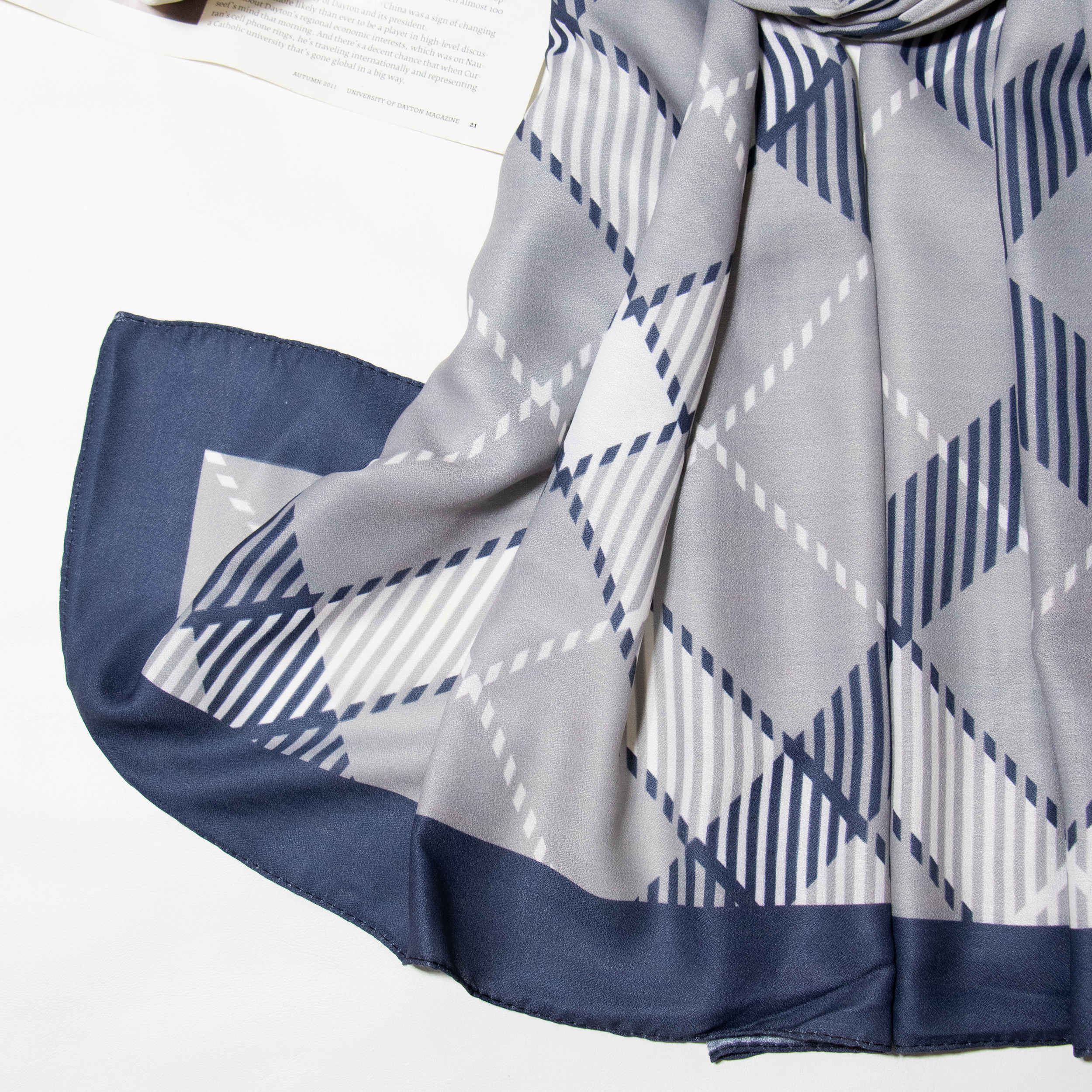 Price and Buy Printed Shawl for Women Artistic & Lightweight Argyle Design - Image 4