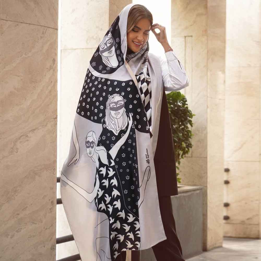 Price and Buy Printed Shawl for Women Artistic & Lightweight ehraban - Image 3