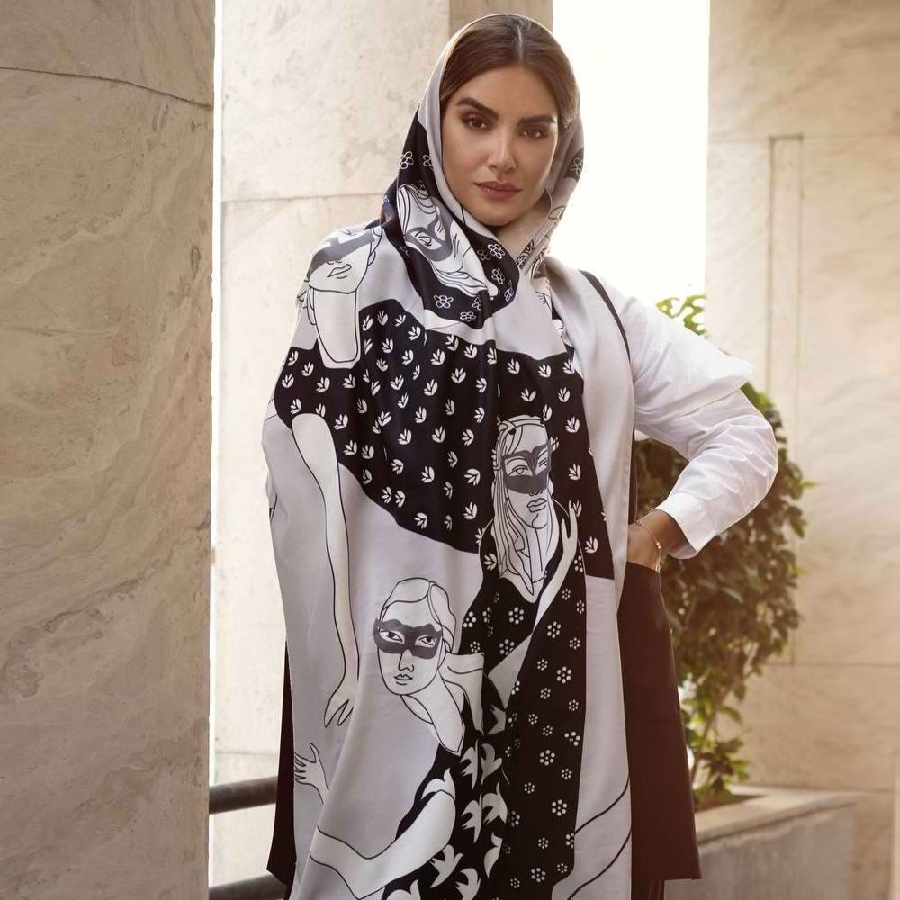Price and Buy Printed Shawl for Women Artistic & Lightweight ehraban - Image 4