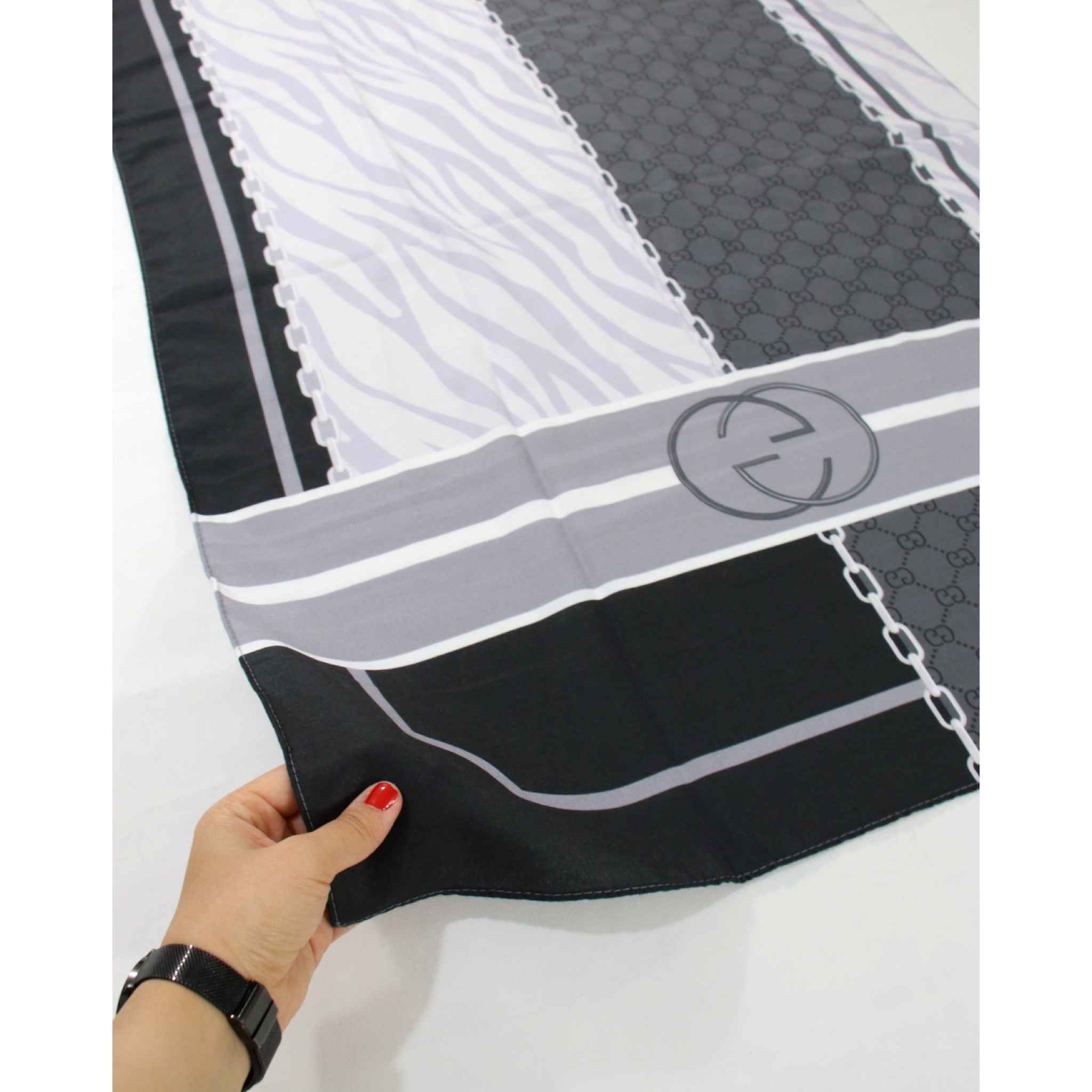 Price and Buy Printed Shawl for Women Artistic & Lightweight Gucci GG Jacquard - Image 7