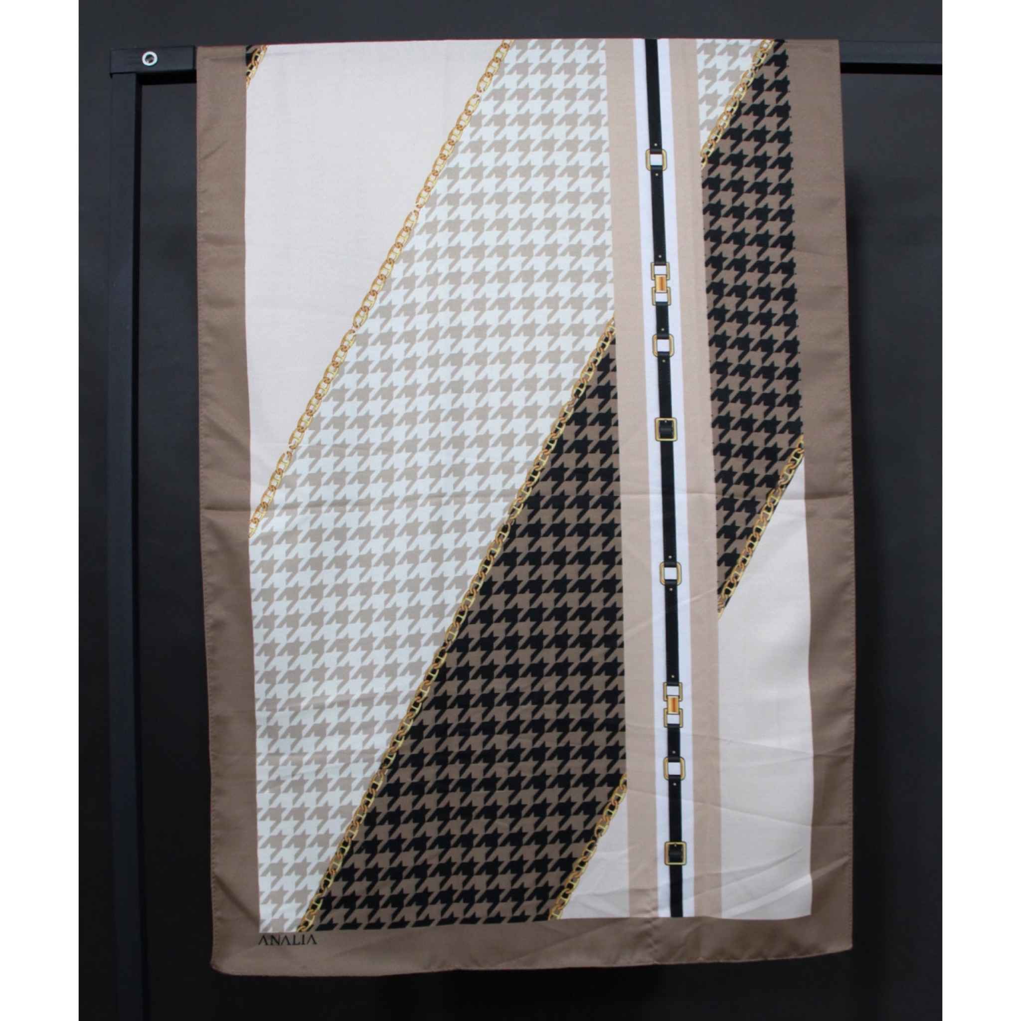 Price and Buy Printed Shawl for Women Artistic & Lightweight Houndstooth - Image 9