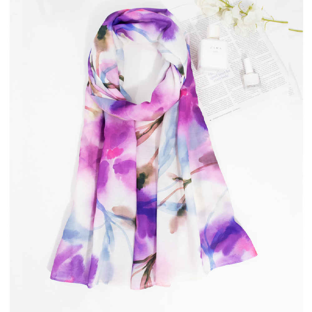 Price and Buy Printed Shawl for Women Artistic & Lightweight Stylish - Image 3