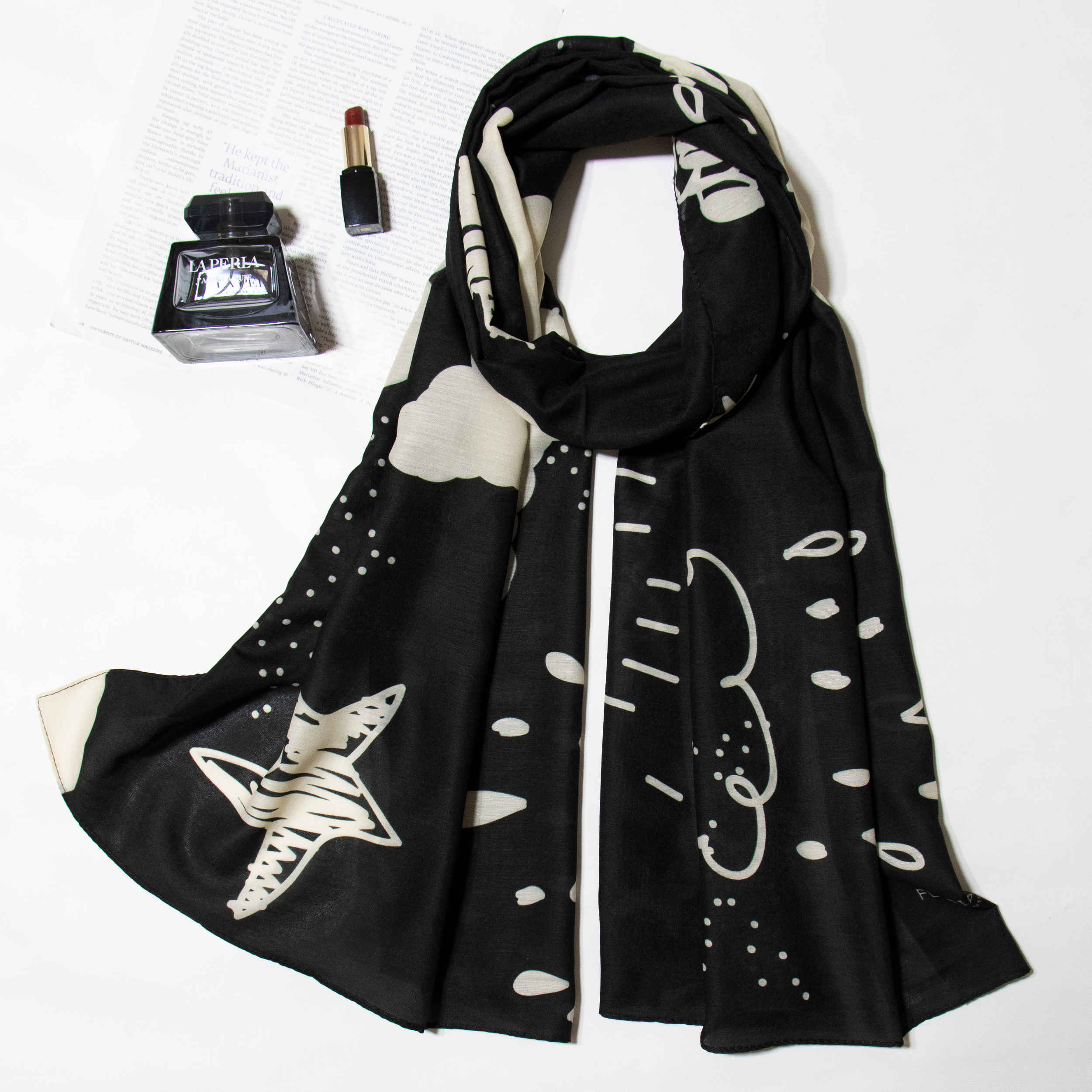 Price and Buy Printed Shawl for Women Artistic & Lightweight - Image 3