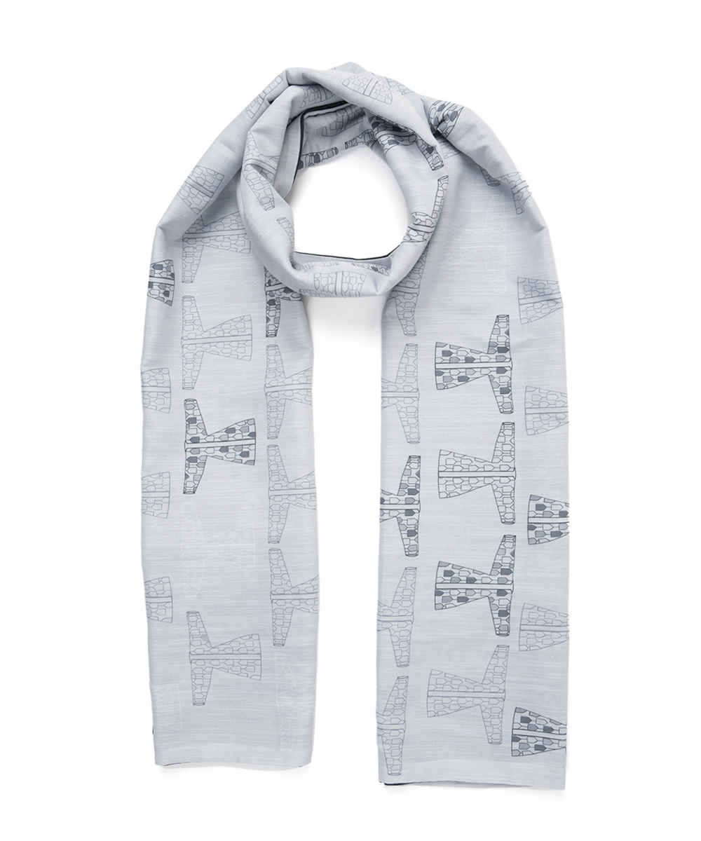 Price and Buy Printed Shawl for Women Double Sided Artistic Gray - Image 4