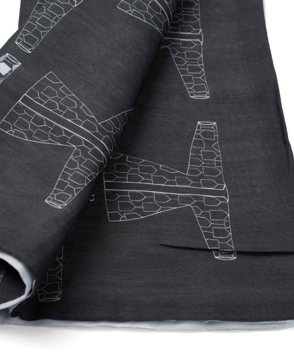 Price and Buy Printed Shawl for Women Double Sided Artistic Gray - Image 6