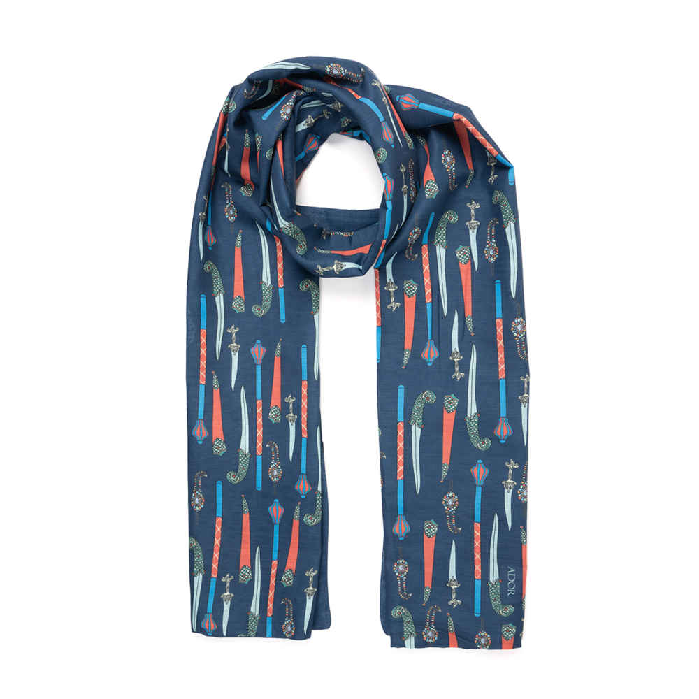 Price and Buy Printed Shawl for Women Double Sided Artistic Khanjar