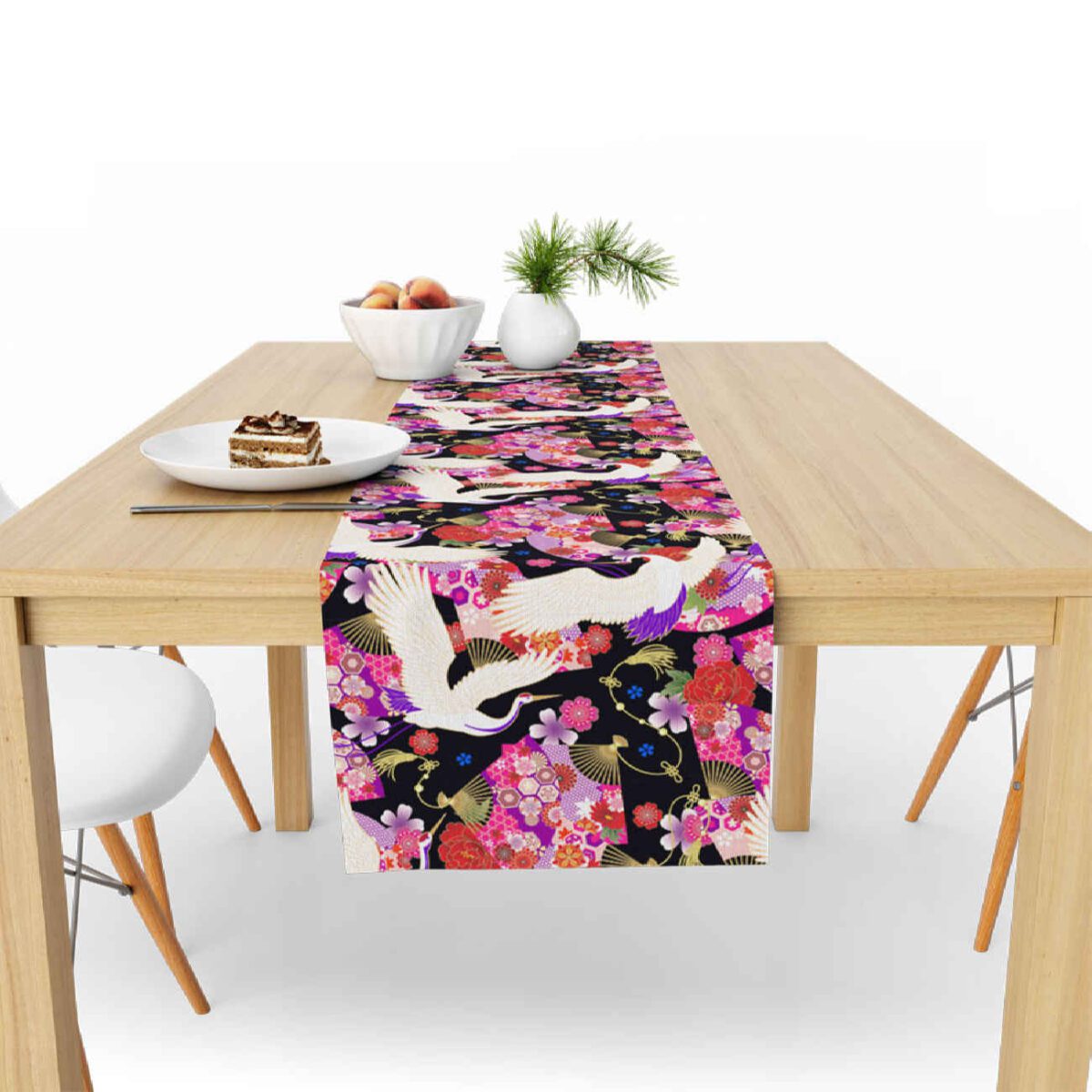 Price and Buy Printed Table Runner with Velvet Floral - Image 3