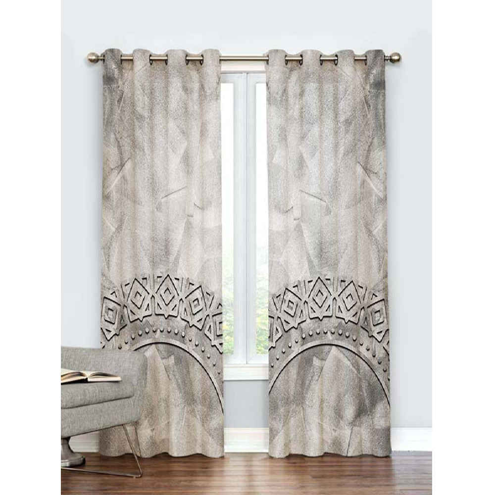 Price and Buy Printed Velvet Eyelet Curtain – Circle