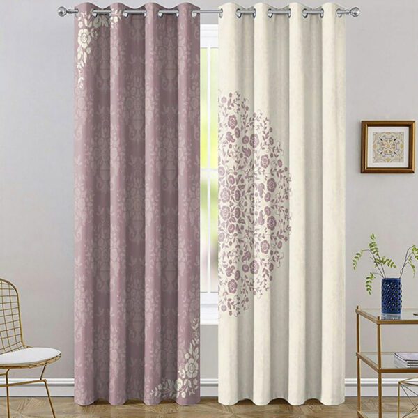 Price and Buy Printed Velvet Eyelet Curtain – Floral White & Purple (280×140 cm)_68fefd1eb25cb.jpeg Price and Buy Printed Velvet Eyelet Curtain – Floral White & Purple (280×140 cm)