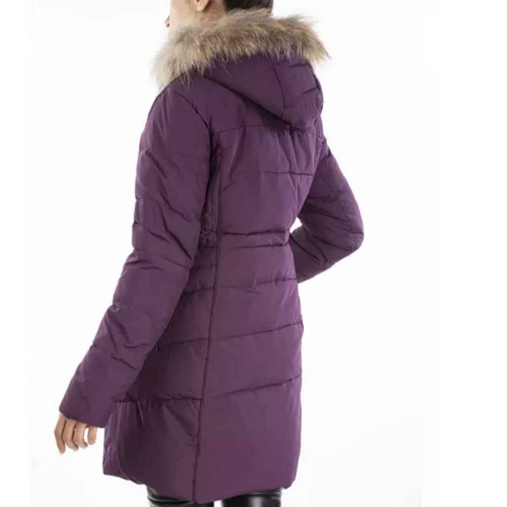 Price and Buy Puffer Jacket for Women Long Sleeve Zipper with Hood Foad - Image 6