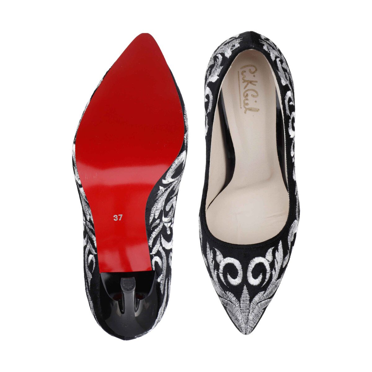 Price and Buy Pump Heels for Women with Embroidered Design - Image 6