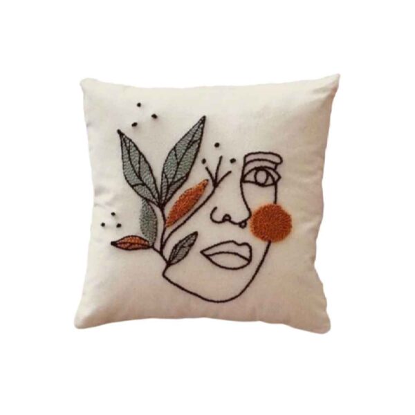 Price and Buy Punch Needle Cushion Cover – Embroidered Face Design_68fe048ad70ec.jpeg Price and Buy Punch Needle Cushion Cover – Embroidered Face Design