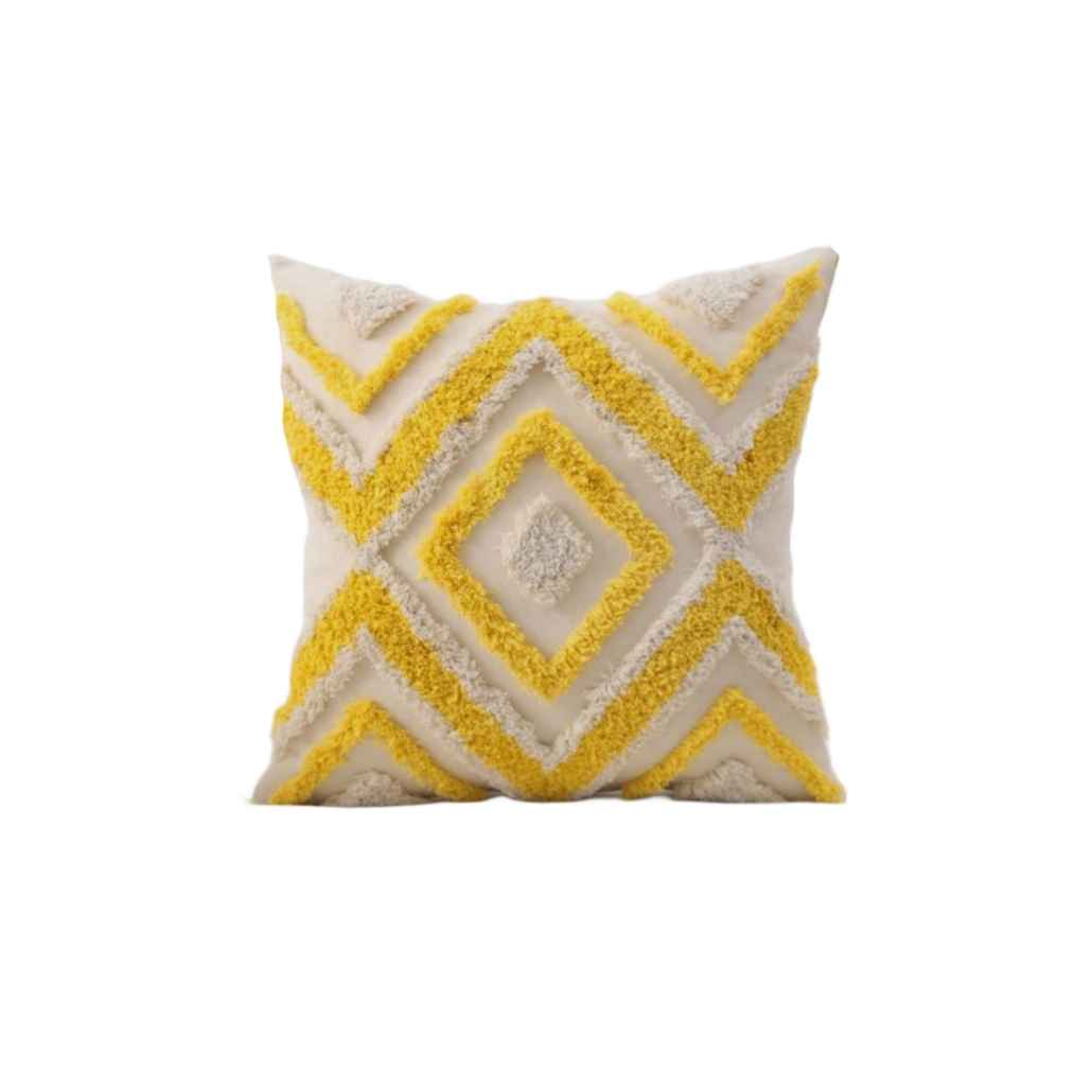 Price and Buy Punch Needle Cushion Cover – Embroidered Geometric Pattern Hamon - Image 5