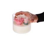 Price and Buy Pure White Candle with Delicate Flower Details – Serenity and Style - Image 5