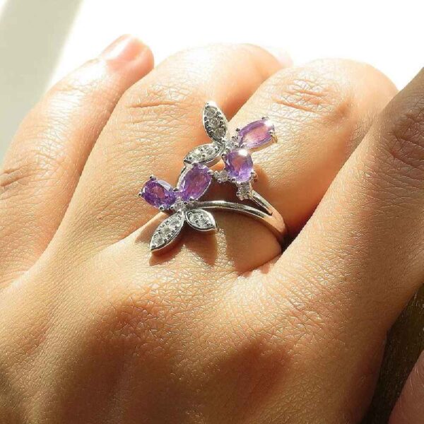 Price and Buy Purple Amethyst Silver Ring For Women Butterfly_68fd32411f731.jpeg Price and Buy Purple Amethyst Silver Ring For Women Butterfly