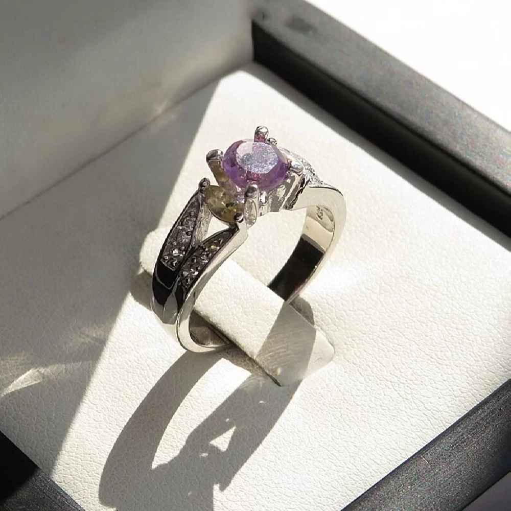 Price and Buy Purple Amethyst Silver Ring For Women Sanaz