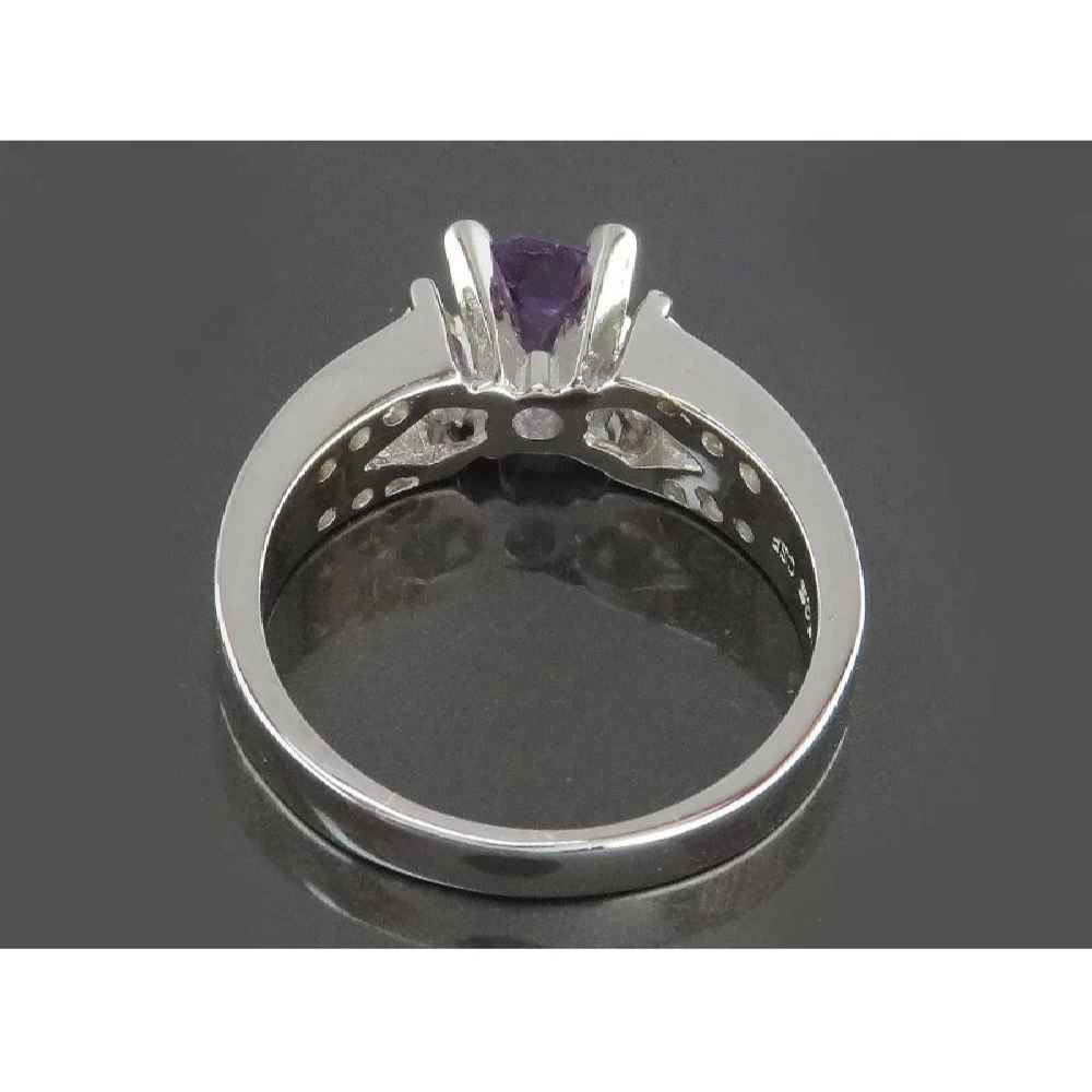 Price and Buy Purple Amethyst Silver Ring For Women Sanaz - Image 4
