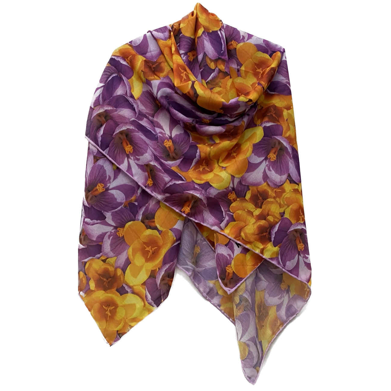Price and Buy Purple Four Seasons Cotton Scarf – With A Very Beautiful Floral Design_6903348ce5f5e.jpeg Price and Buy Purple Four Seasons Cotton Scarf – With A Very Beautiful Floral Design - Image 1