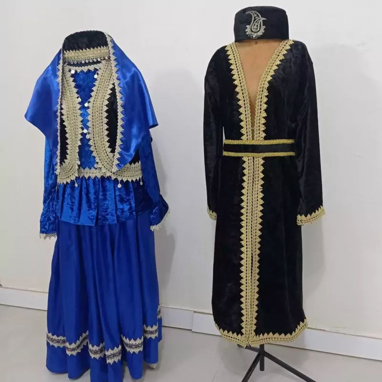 Price and Buy Qajar Persian Iranian Women’s and Men’s Clothing, Embroidered with Ribbon and Coin Work_6902704e21e13.jpeg Price and Buy Qajar Persian Iranian Women’s and Men’s Clothing, Embroidered with Ribbon and Coin Work - Image 1
