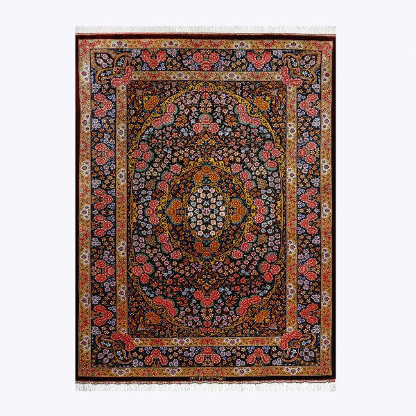 Price and Buy Qom Medallion Hand-Knotted Persian Silk Carpet Kahouri_68f7d641f1f2d.jpeg Price and Buy Qom Medallion Hand-Knotted Persian Silk Carpet Kahouri