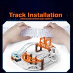 Price and Buy Race Track Toy Set with Cars – Perfect for Kids Who Love Speed, Two-Level Rail Model - Image 3