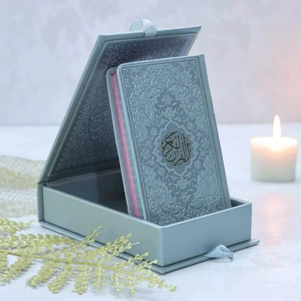 Price and Buy Rainbow Quran with Persian Translation & Leather Box – Elegant and Colorful Design_68fe590ad3536.jpeg Price and Buy Rainbow Quran with Persian Translation & Leather Box – Elegant and Colorful Design