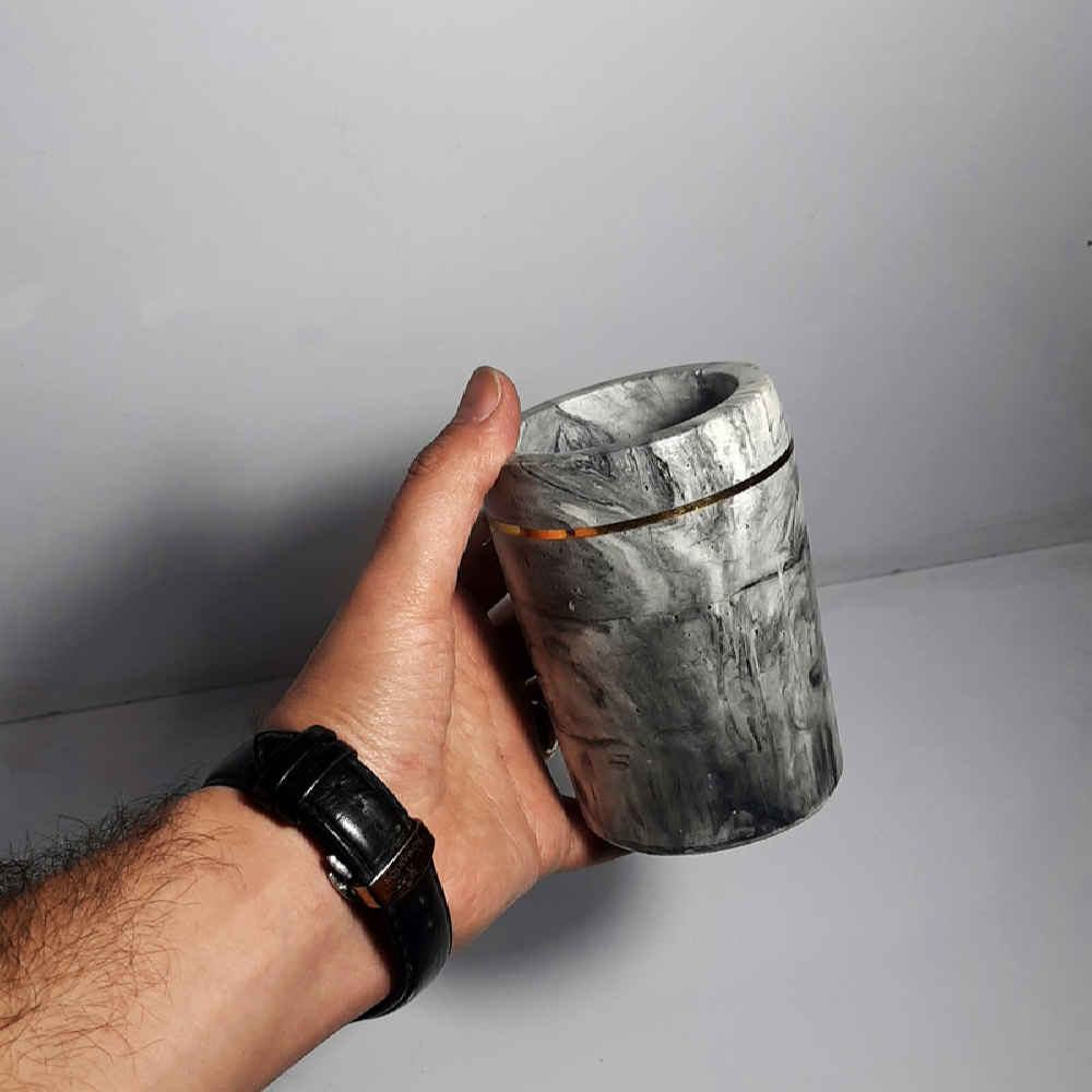 Price and Buy Rasa Design – Stone Pen Holder with Marble Effect for Minimalist Desks - Image 5