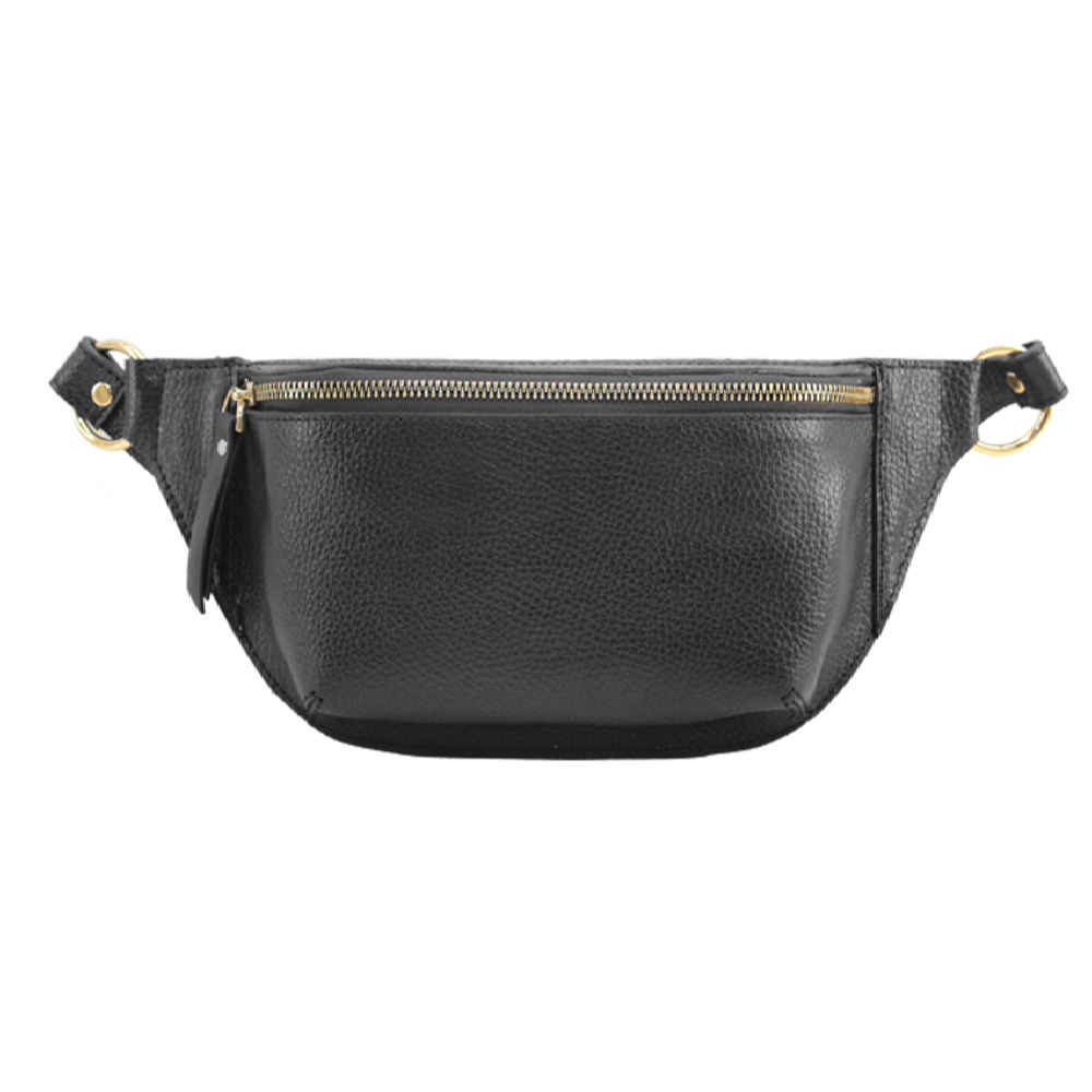Price and Buy Real Leather Waist Pack with Adjustable Belt – Fashion Statement for Women