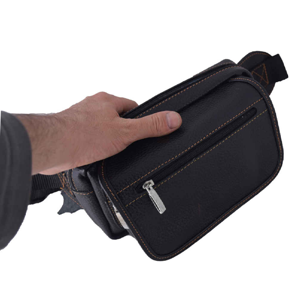 Price and Buy Real Leather Waist Pack with Adjustable Belt for Daily Use - Image 3
