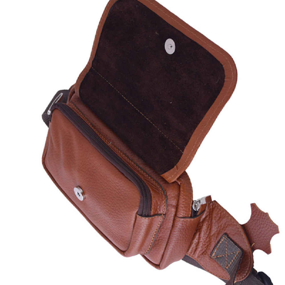Price and Buy Real Leather Waist Pack with Adjustable Belt for Daily Use - Image 5