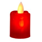 Price and Buy Realistic LED Candle – Battery Operated with Convenient On/Off Button in Flower Design